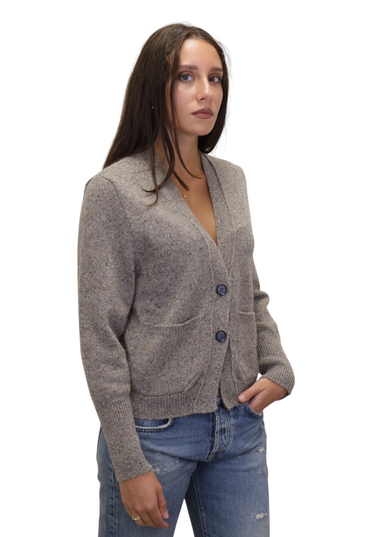 CARDIGAN Fango Solotre