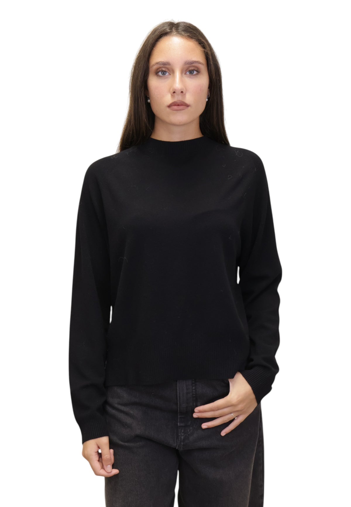 MAGLIE A GIROCOLLO Nero Solotre