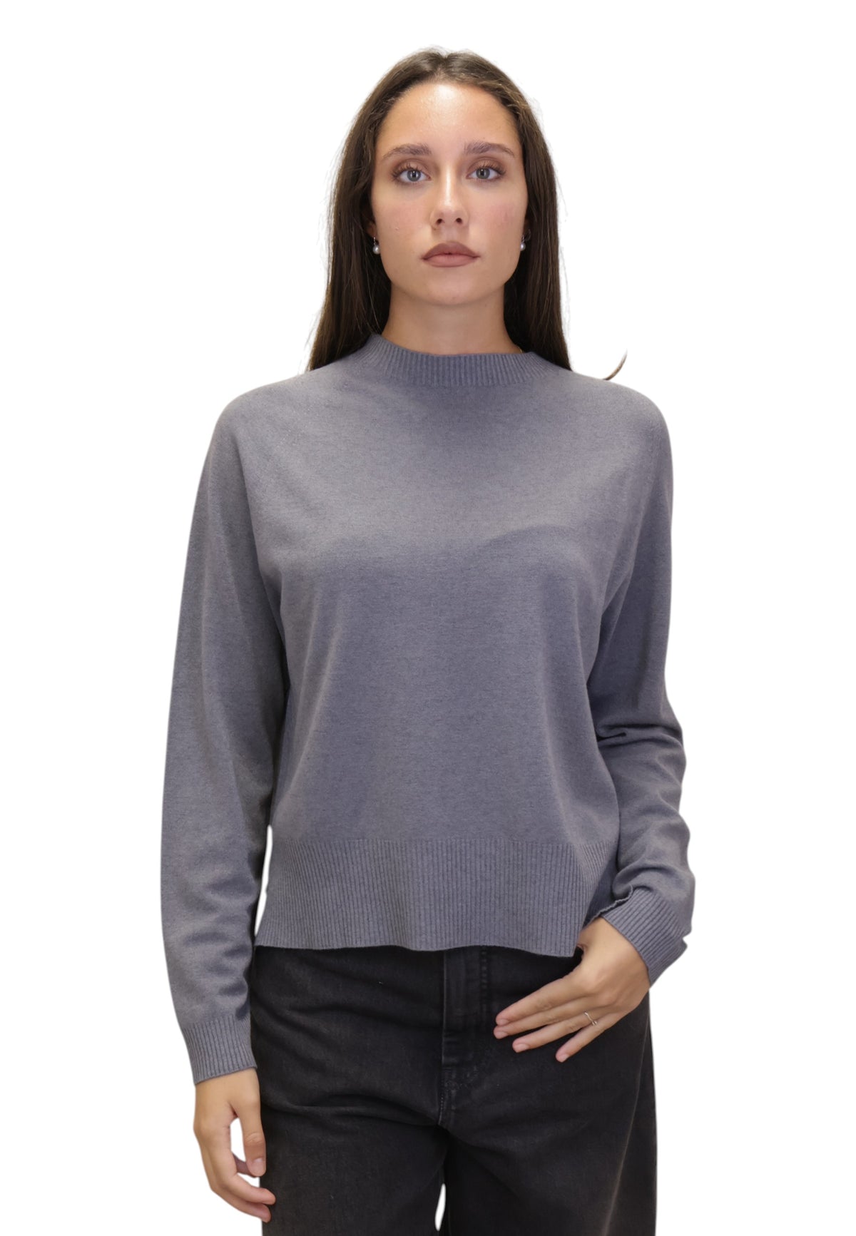 MAGLIE A GIROCOLLO Grigio Solotre