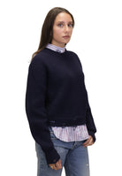 MAGLIE A GIROCOLLO Blu Solotre
