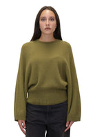 MAGLIE A GIROCOLLO Verde Solotre