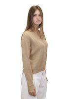 MAGLIE A V Beige Roberto Collina