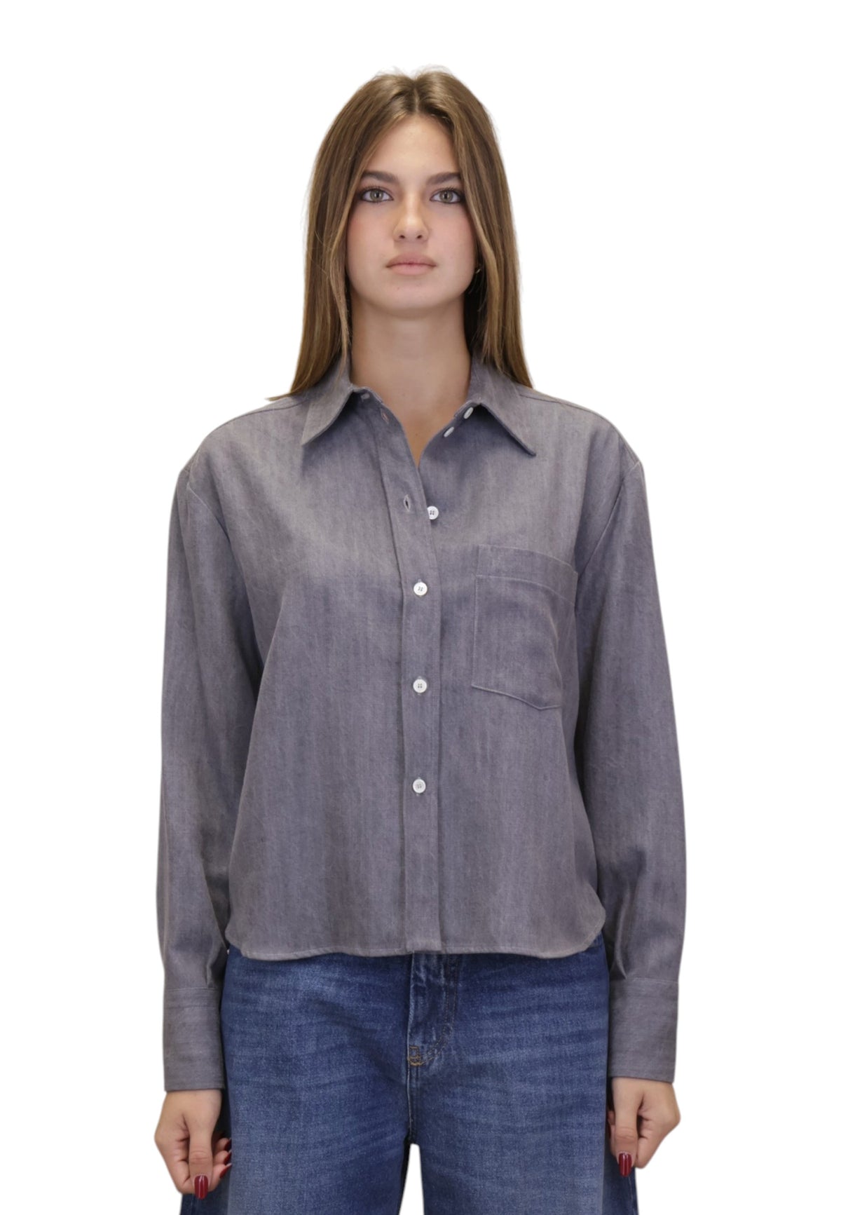CAMICIE MANICA LUNGA Grigio Academia