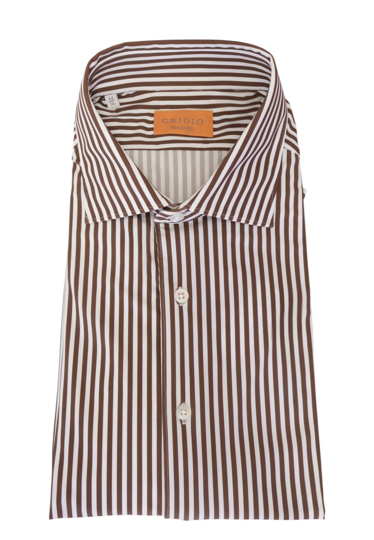 CAMICIE MANICA LUNGA Marrone Grigio
