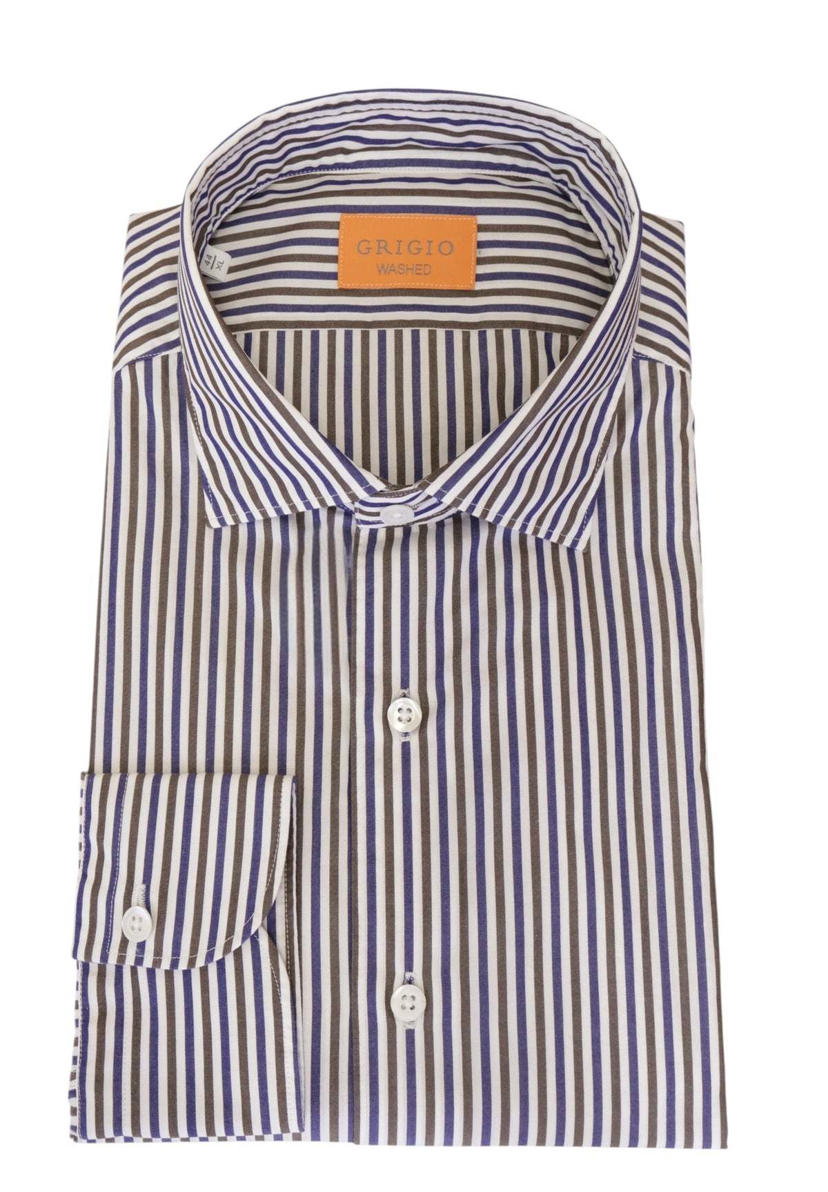 CAMICIE MANICA LUNGA Marrone Grigio