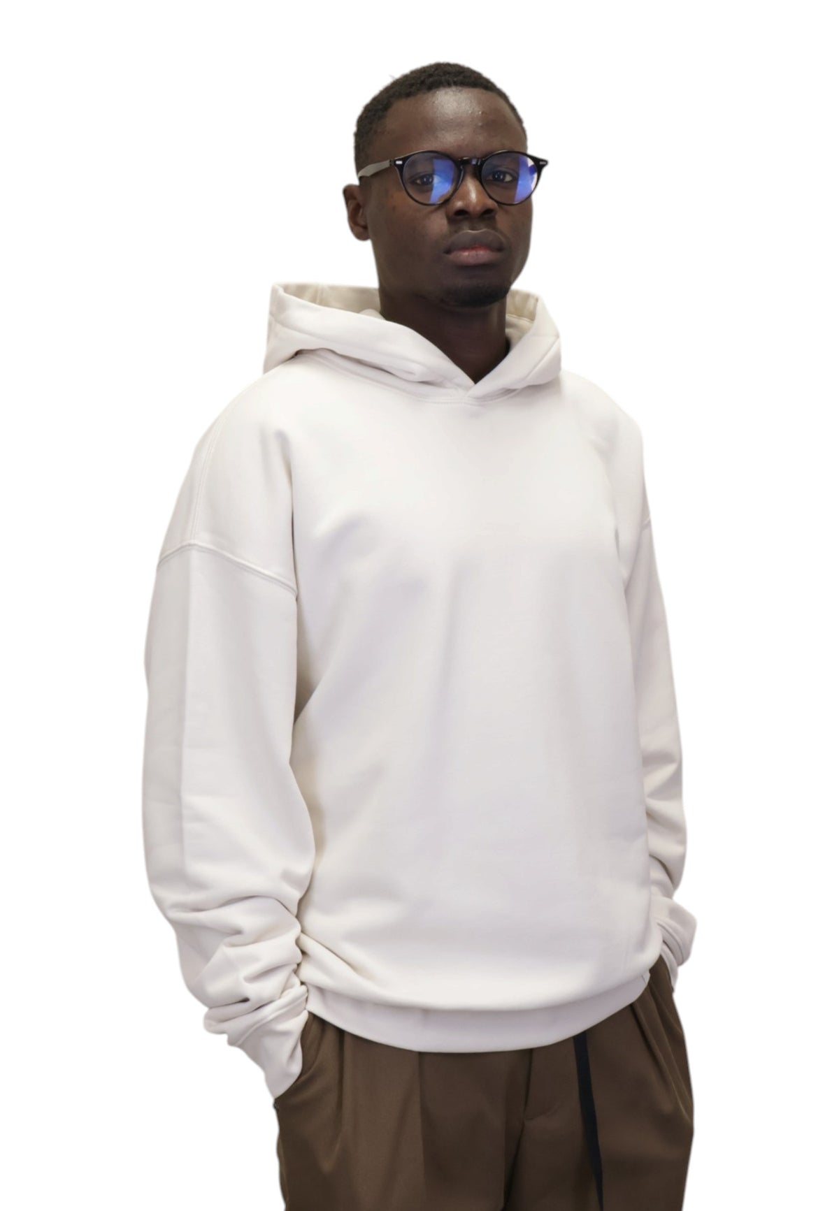 FELPE CON CAPPUCCIO Panna Woc