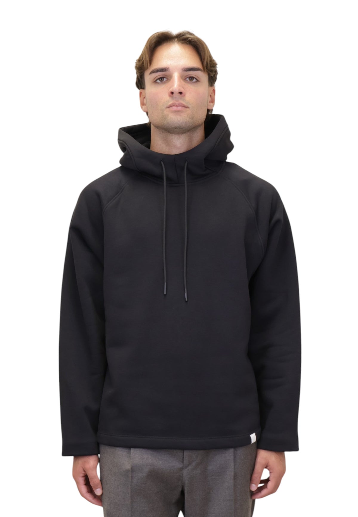 FELPE CON CAPPUCCIO Nero Woc
