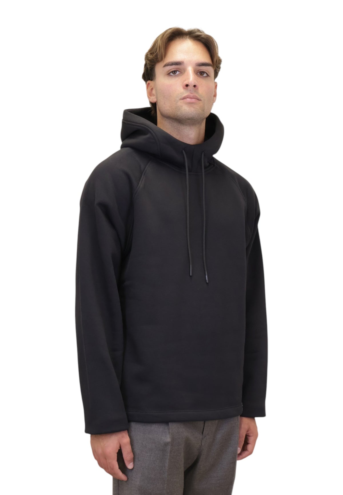 FELPE CON CAPPUCCIO Nero Woc