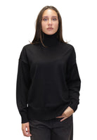 MAGLIE A GIROCOLLO Nero Daniele Fiesoli Collezione N_ø1