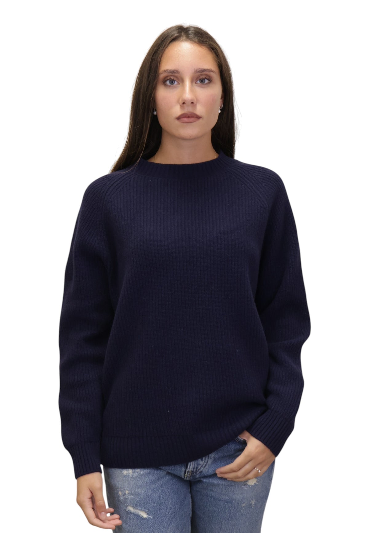 MAGLIE A GIROCOLLO Blu Daniele Fiesoli Collezione N_ø1