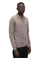 POLO A MANICA LUNGA Beige Della Spiga