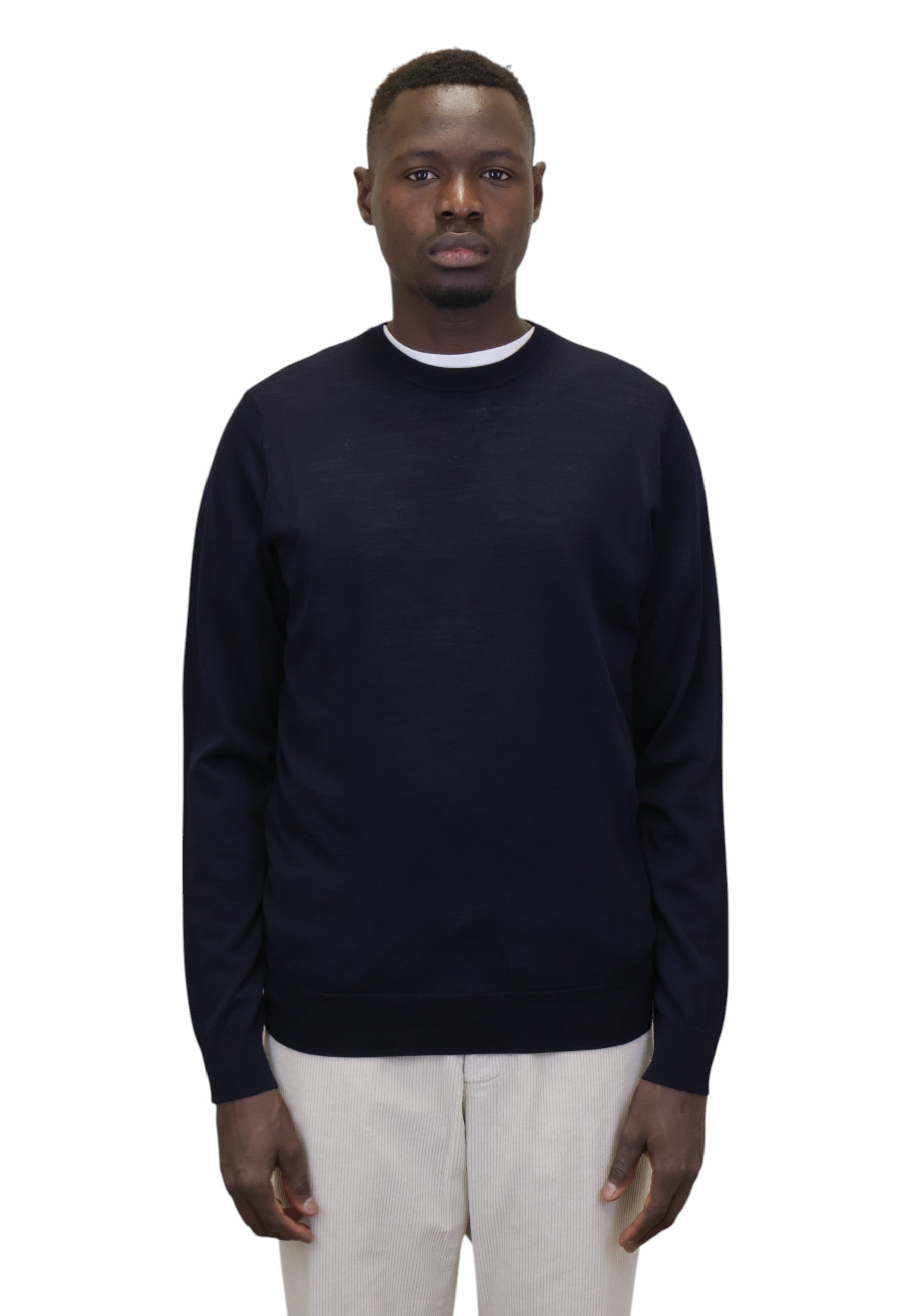 MAGLIE A GIROCOLLO Blu Della Spiga