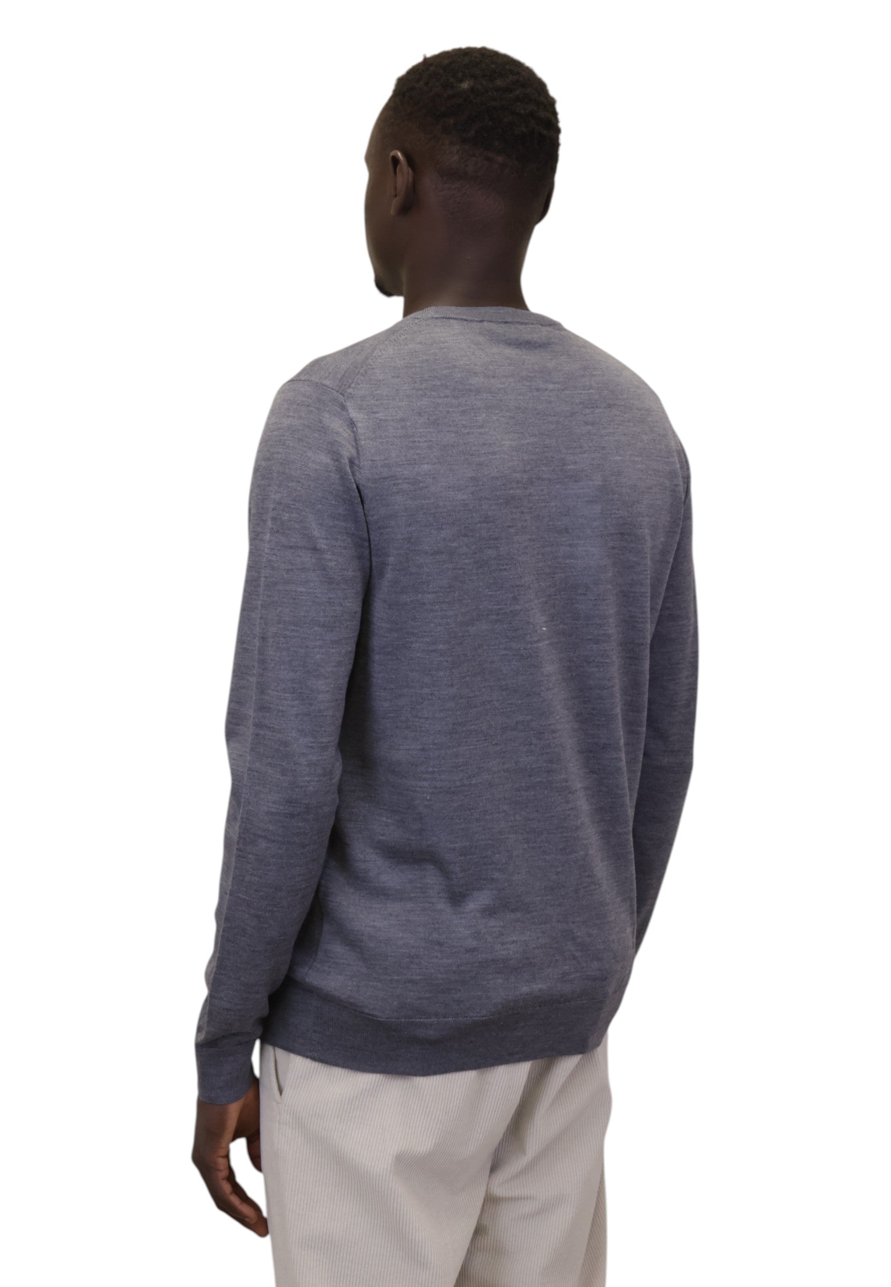 MAGLIE A GIROCOLLO Grigio Della Spiga