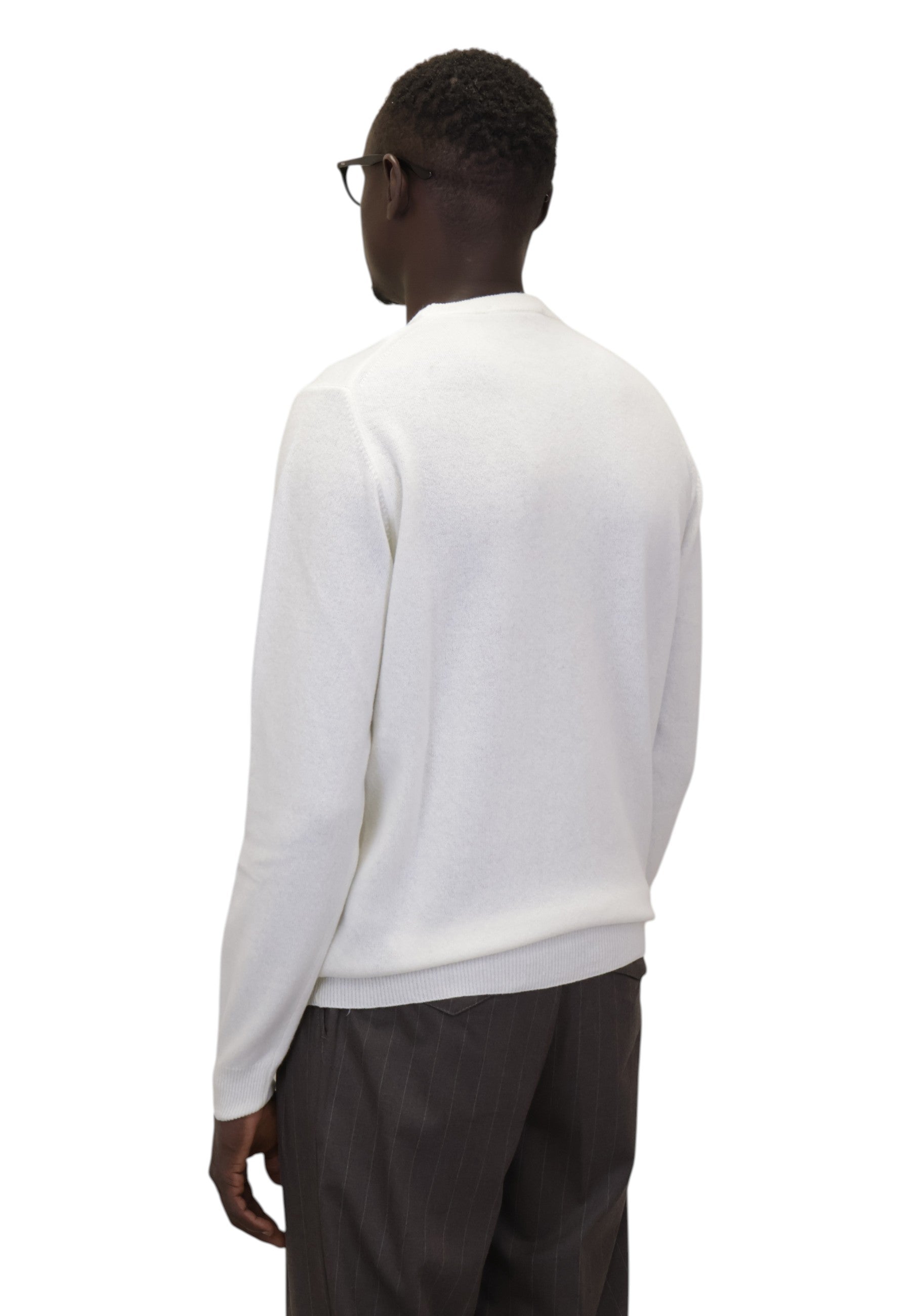 MAGLIE A GIROCOLLO Bianco Della Spiga