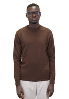 MAGLIE A GIROCOLLO Marrone Della Spiga