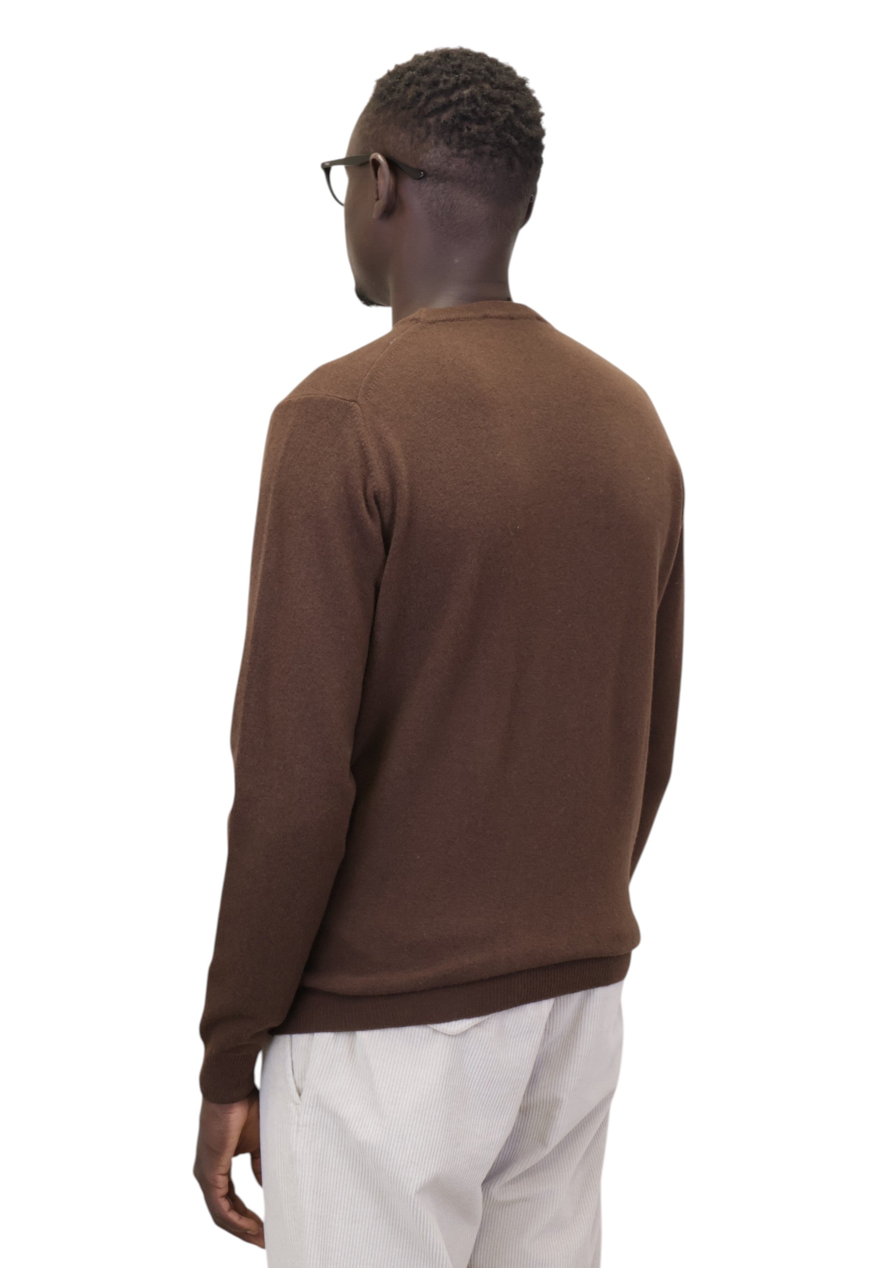MAGLIE A GIROCOLLO Marrone Della Spiga