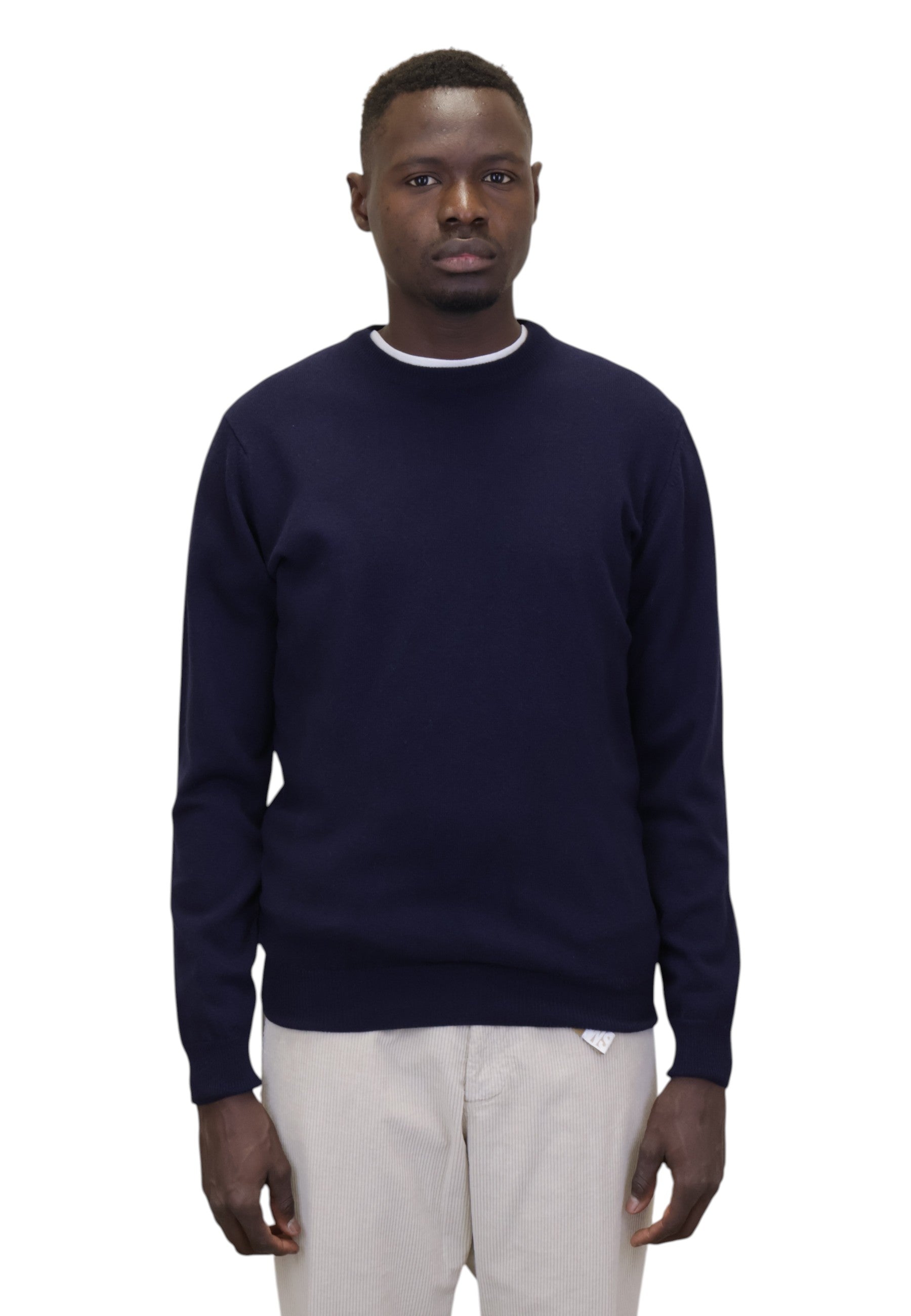 MAGLIE A GIROCOLLO Blu Della Spiga
