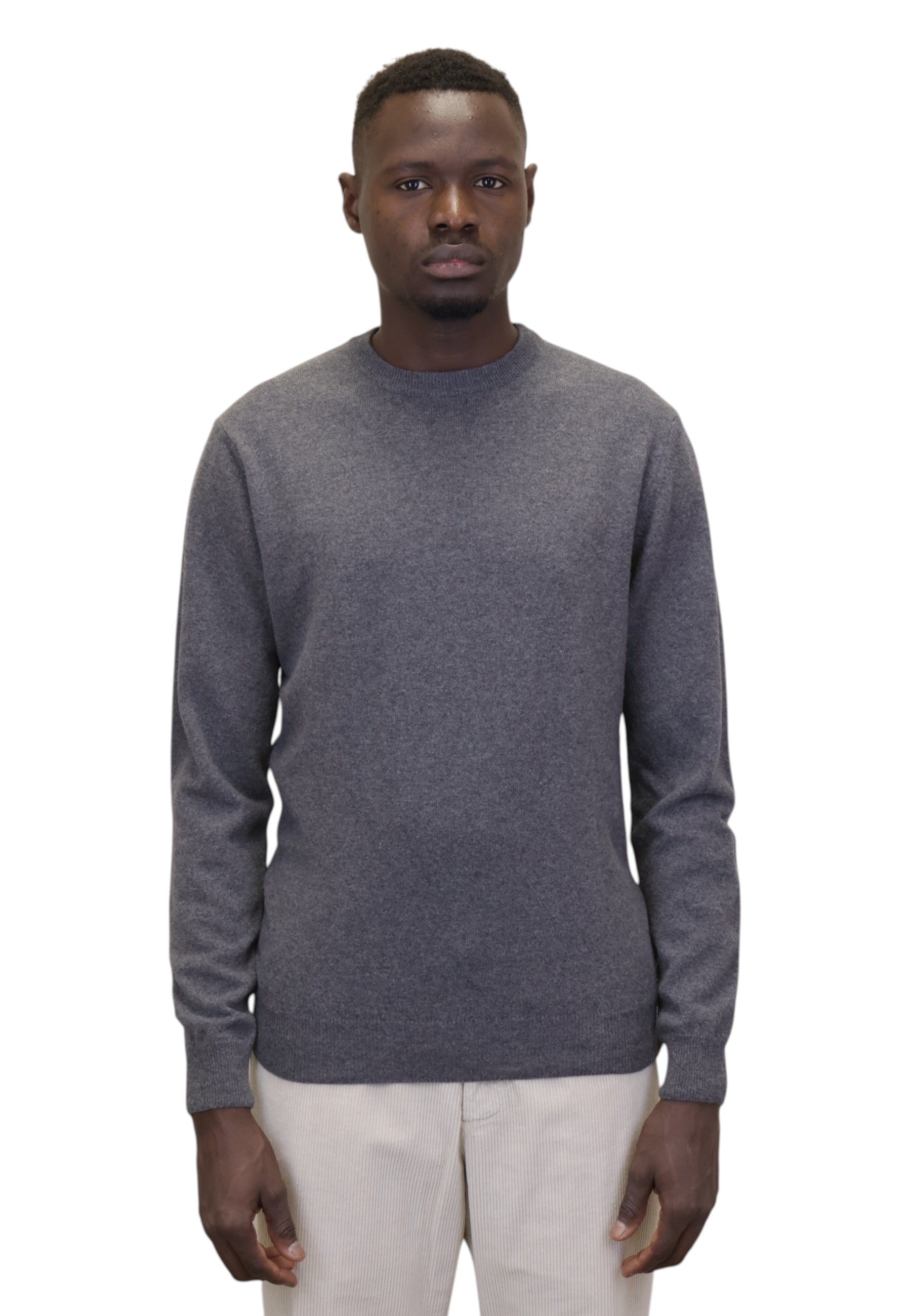 MAGLIE A GIROCOLLO Grigio Della Spiga