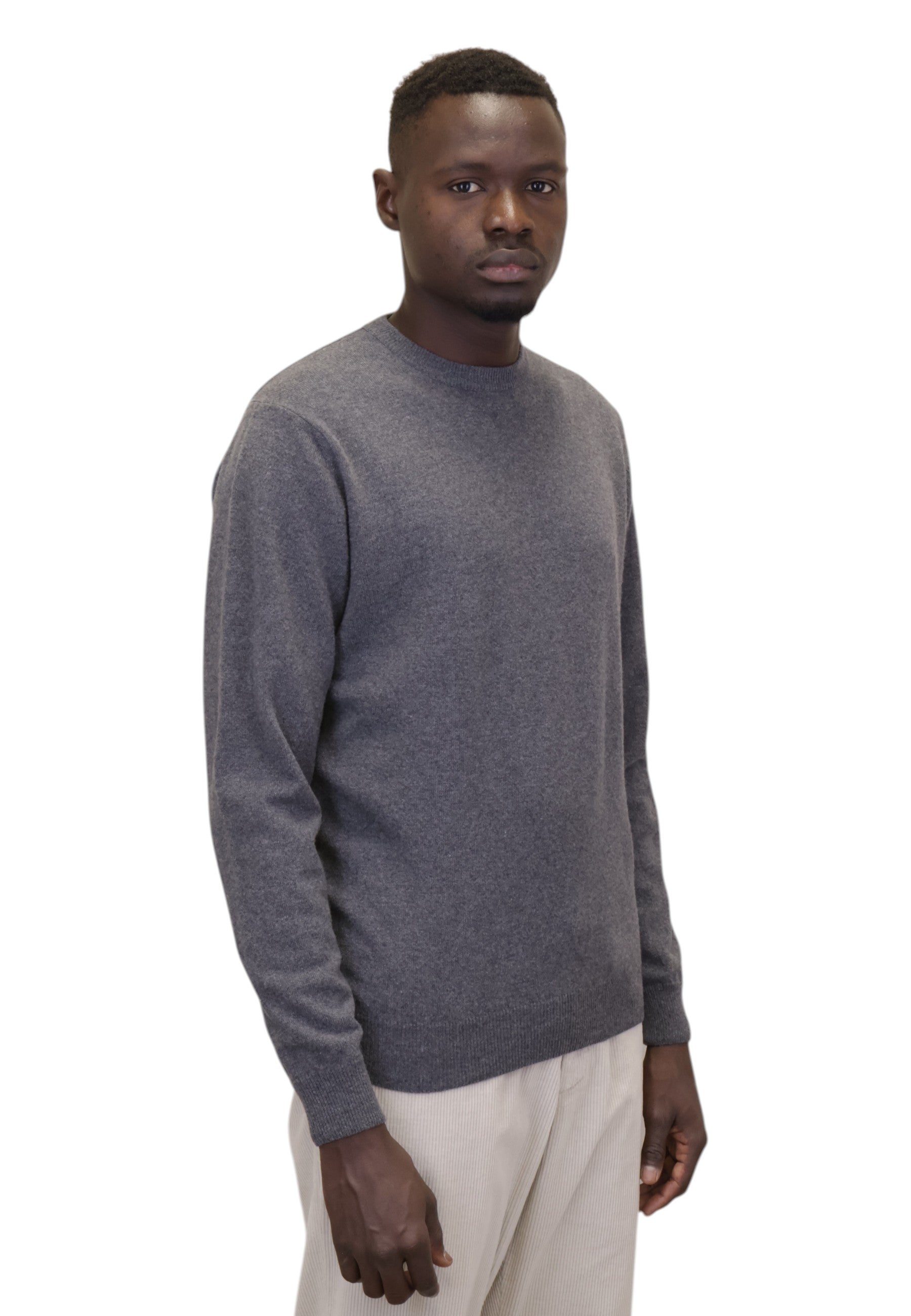 MAGLIE A GIROCOLLO Grigio Della Spiga