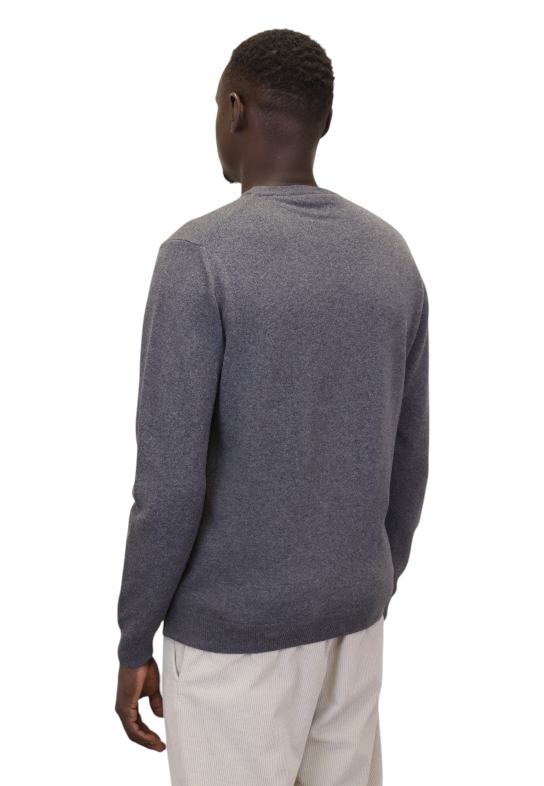 MAGLIE A GIROCOLLO Grigio Della Spiga
