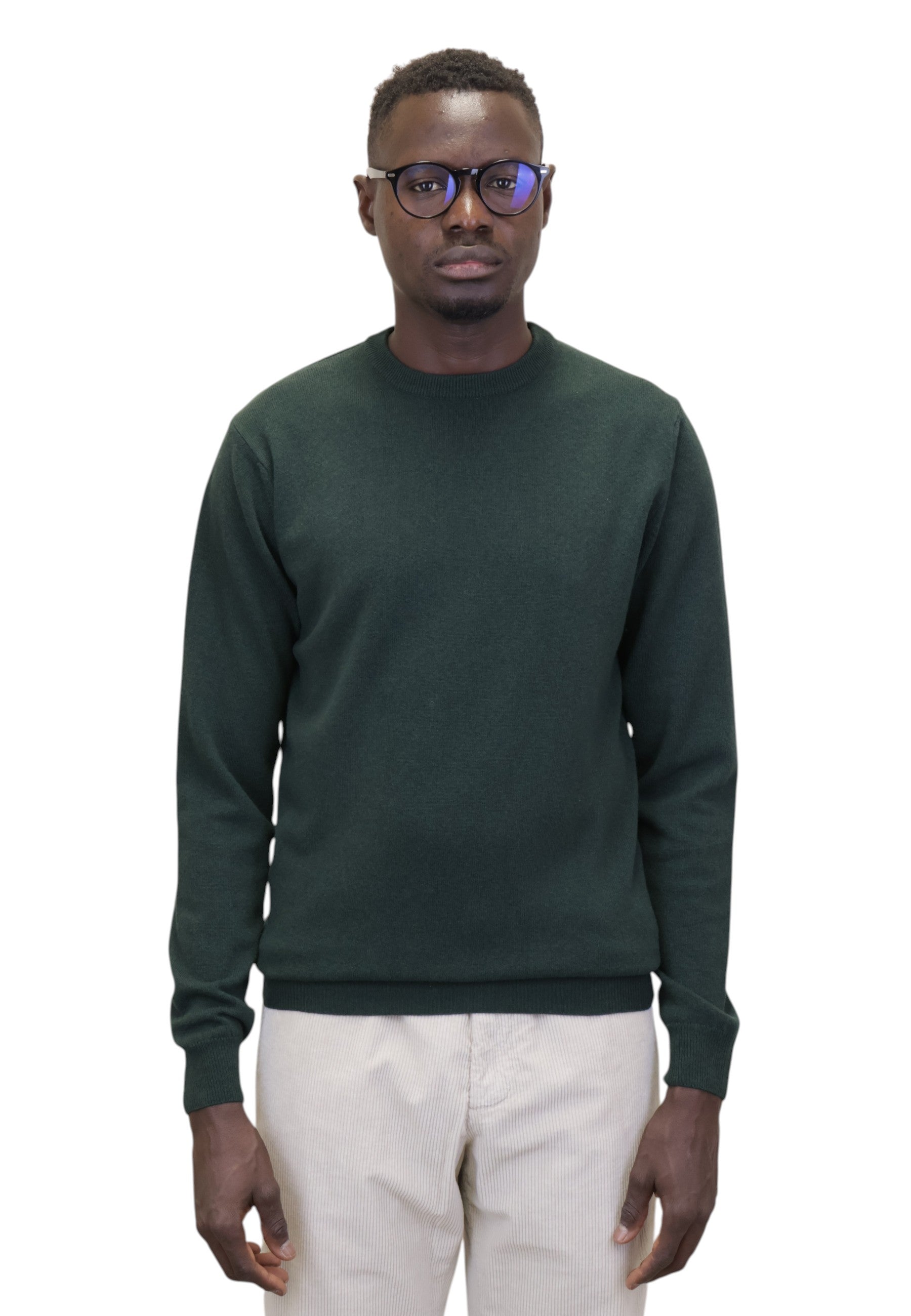 MAGLIE A GIROCOLLO Verde Della Spiga