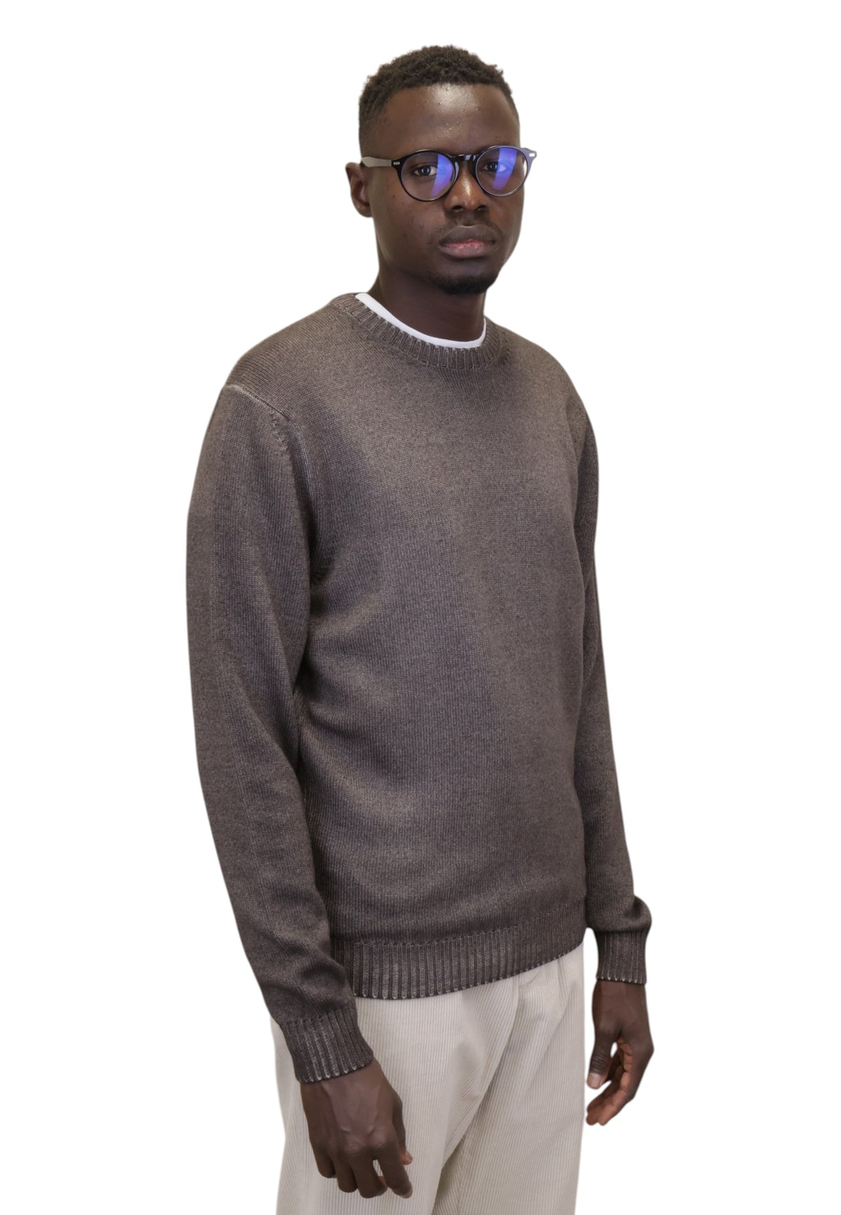MAGLIE A GIROCOLLO Beige Della Spiga