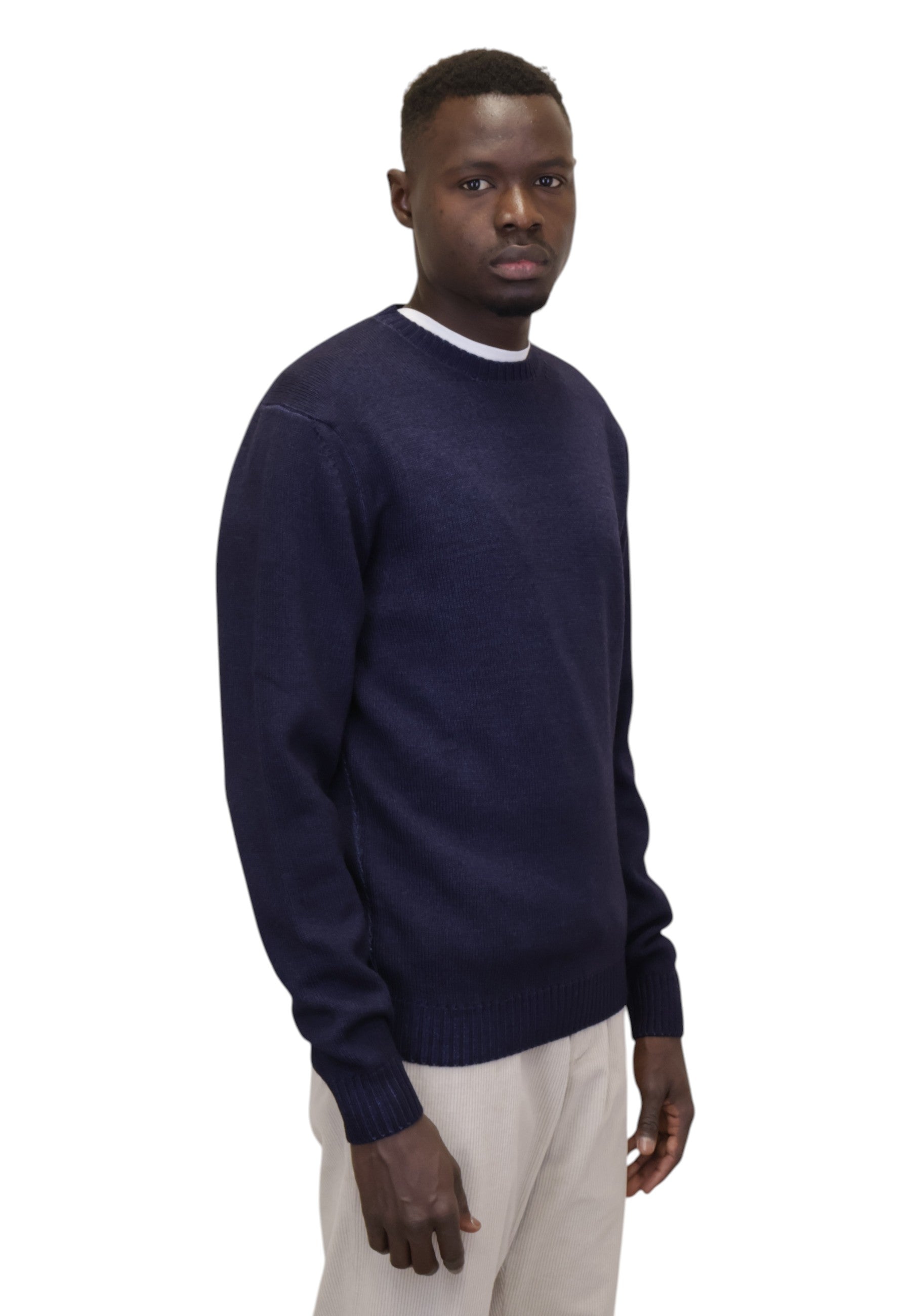 MAGLIE A GIROCOLLO Blu Della Spiga