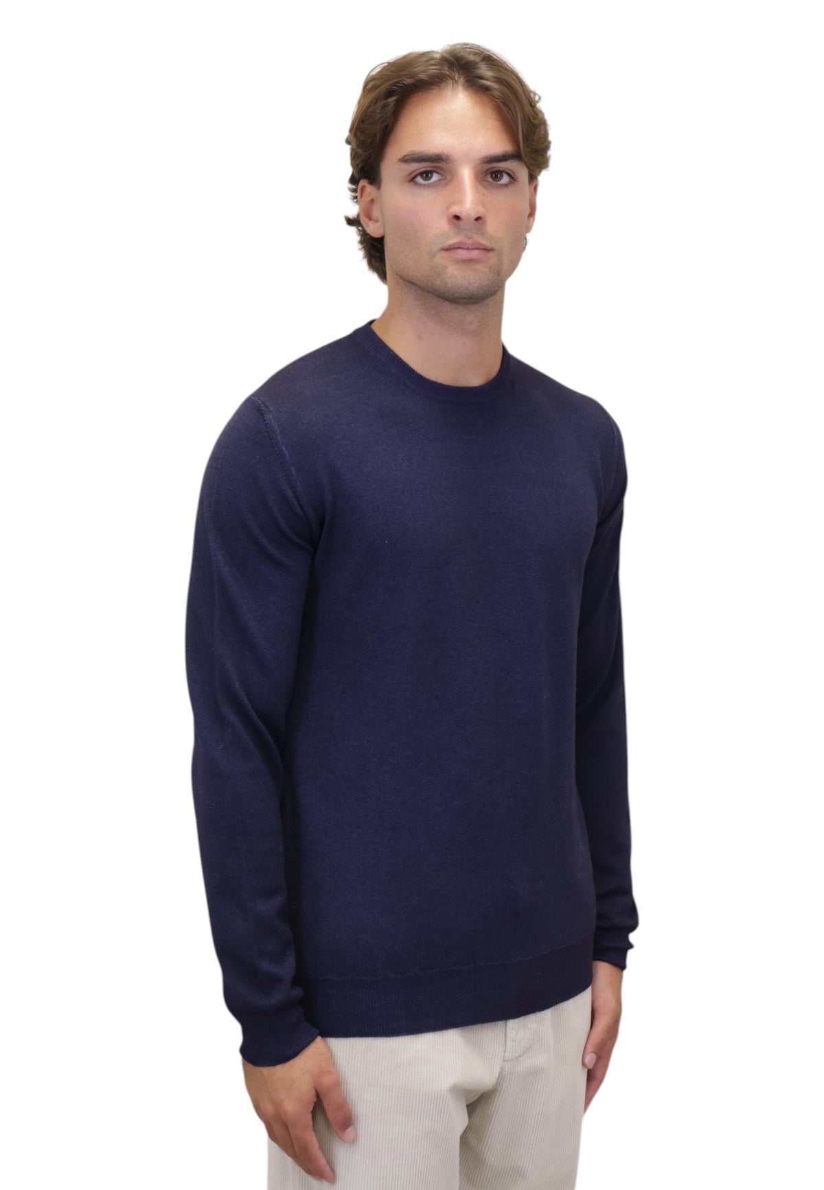 MAGLIE A GIROCOLLO Blu Della Spiga