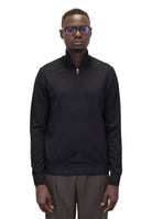 MAGLIE CON ZIP Nero Della Spiga