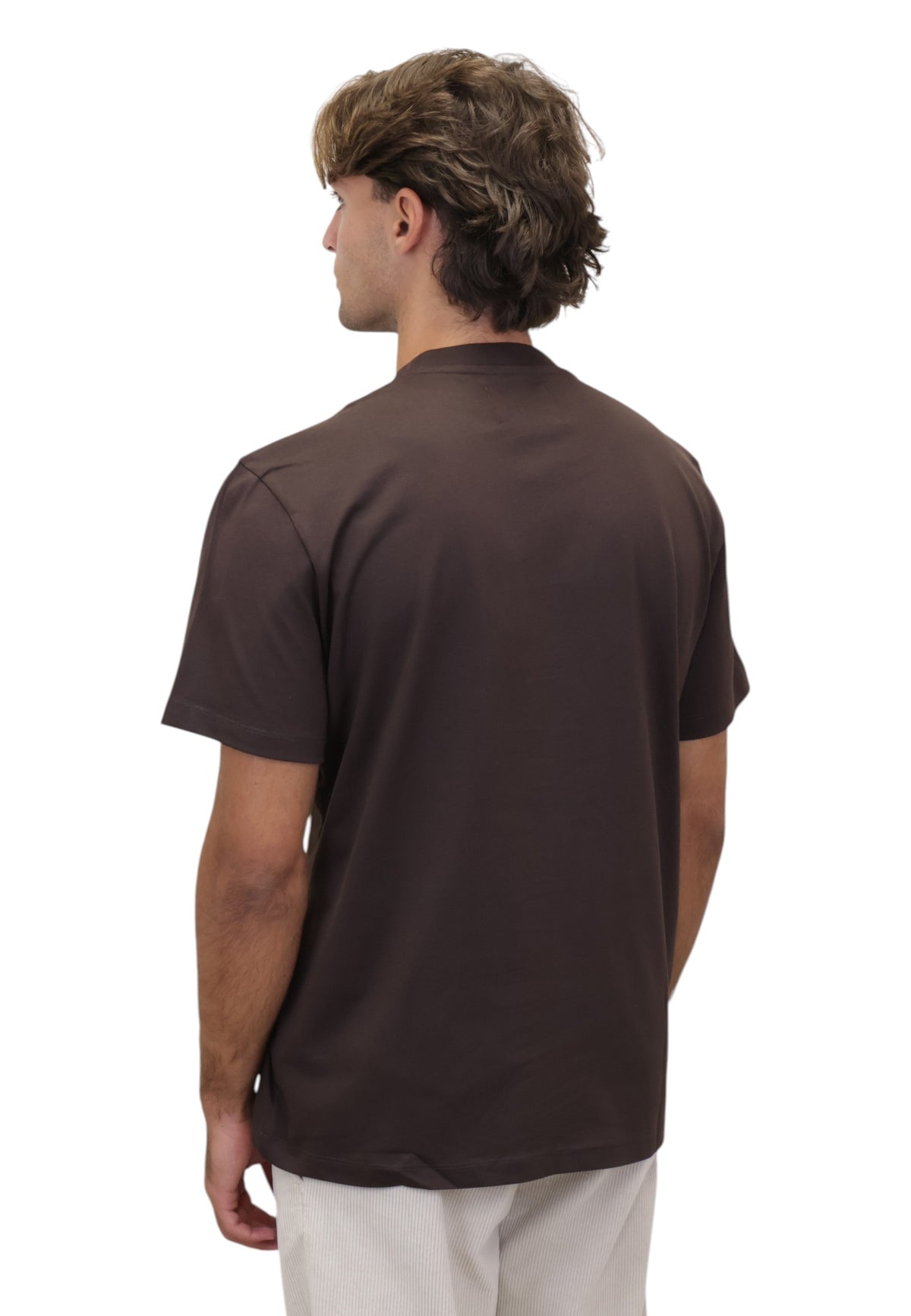T-SHIRT Marrone Woc