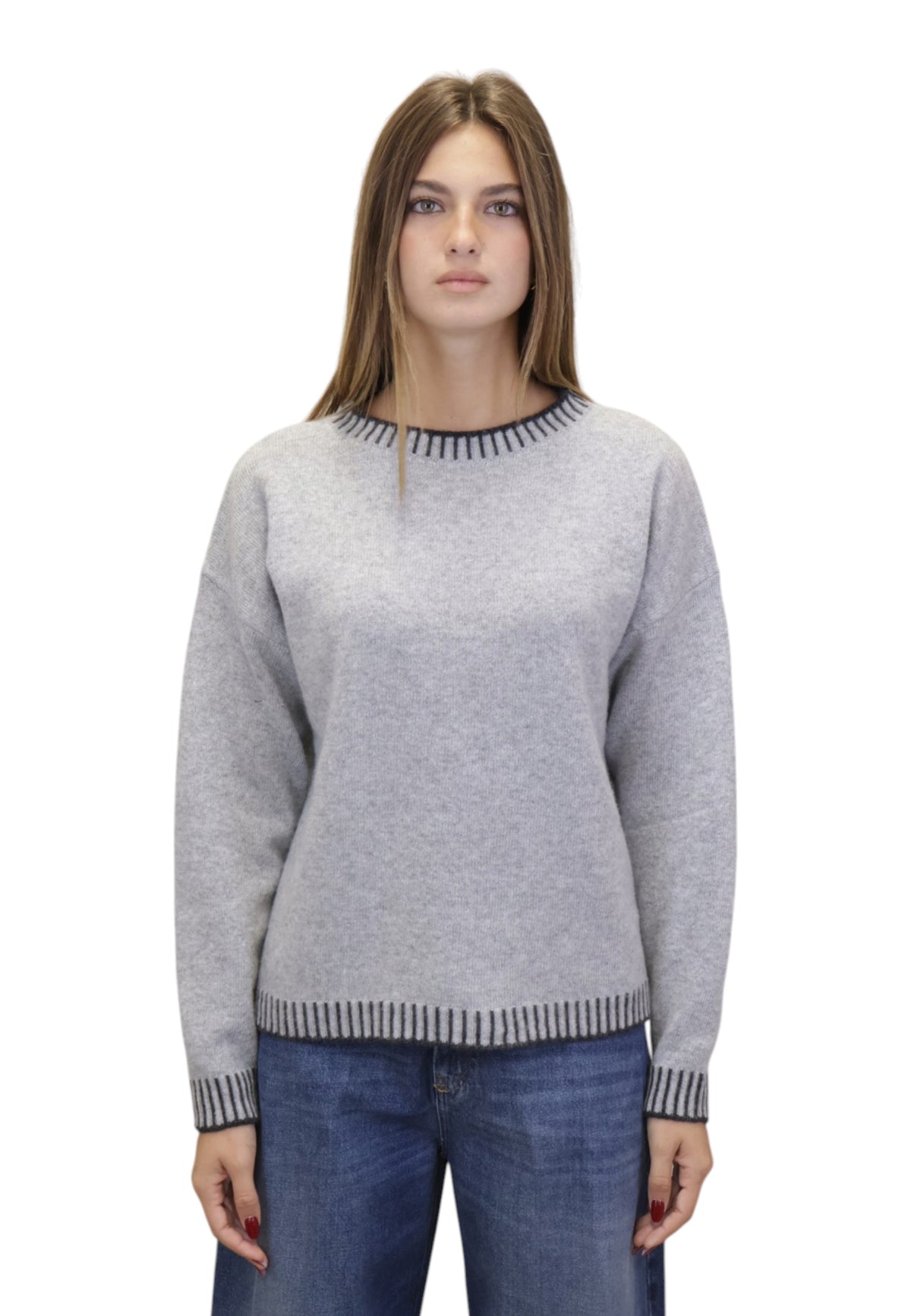 MAGLIE A GIROCOLLO Grigio Hekla & Co