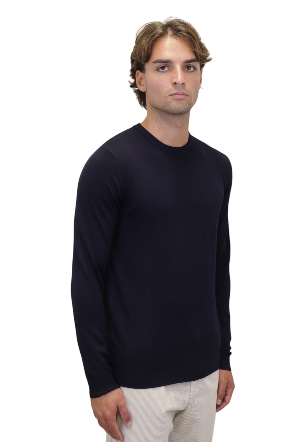 MAGLIE A GIROCOLLO Blu Della Spiga
