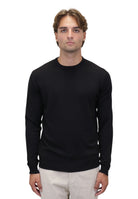 MAGLIE A GIROCOLLO Nero Della Spiga