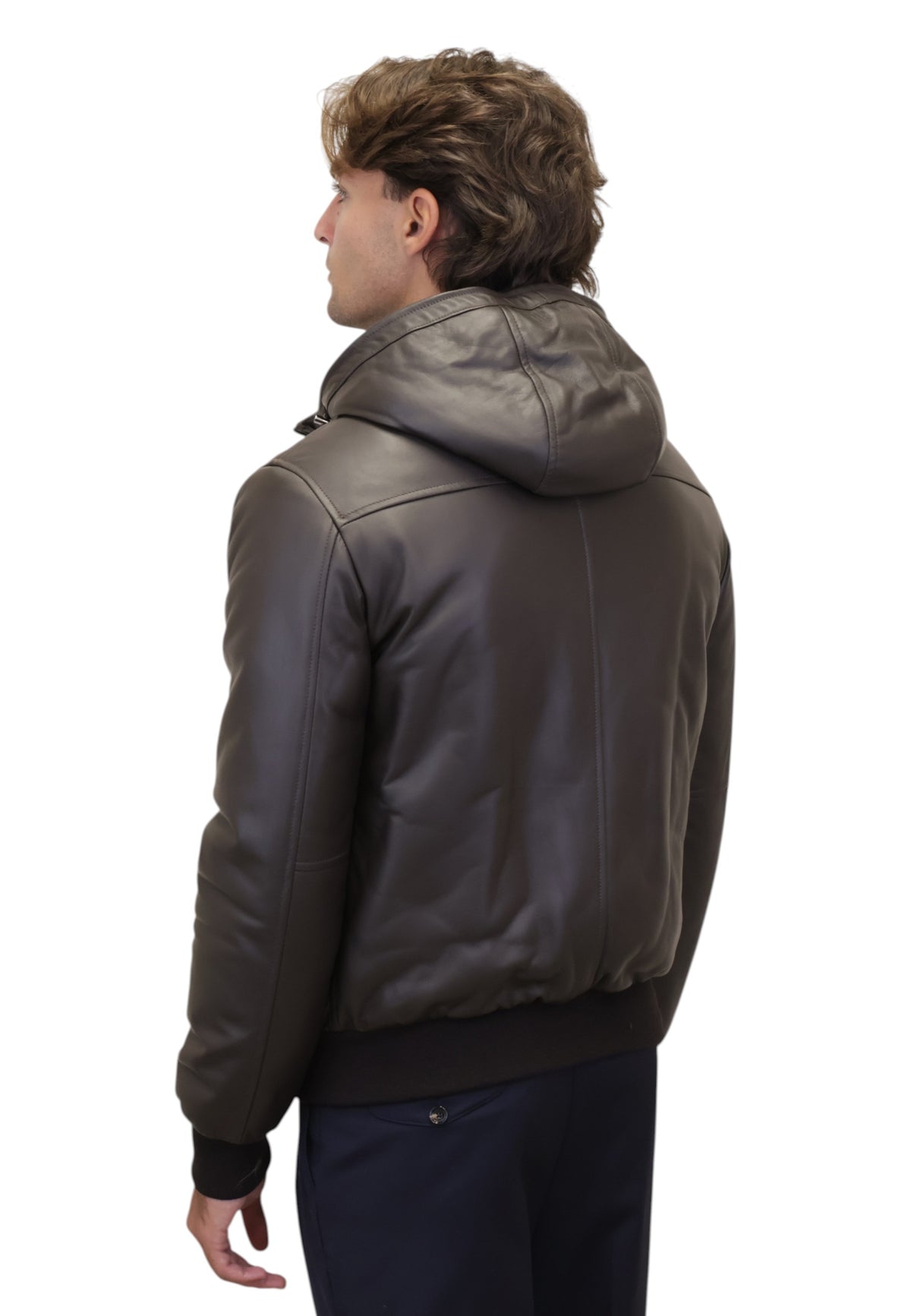 GIUBBOTTI IN PELLE Marrone Volfagli