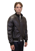 GIUBBOTTI IN PELLE Marrone Authority