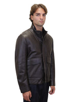 GIUBBOTTI IN PELLE Marrone Authority