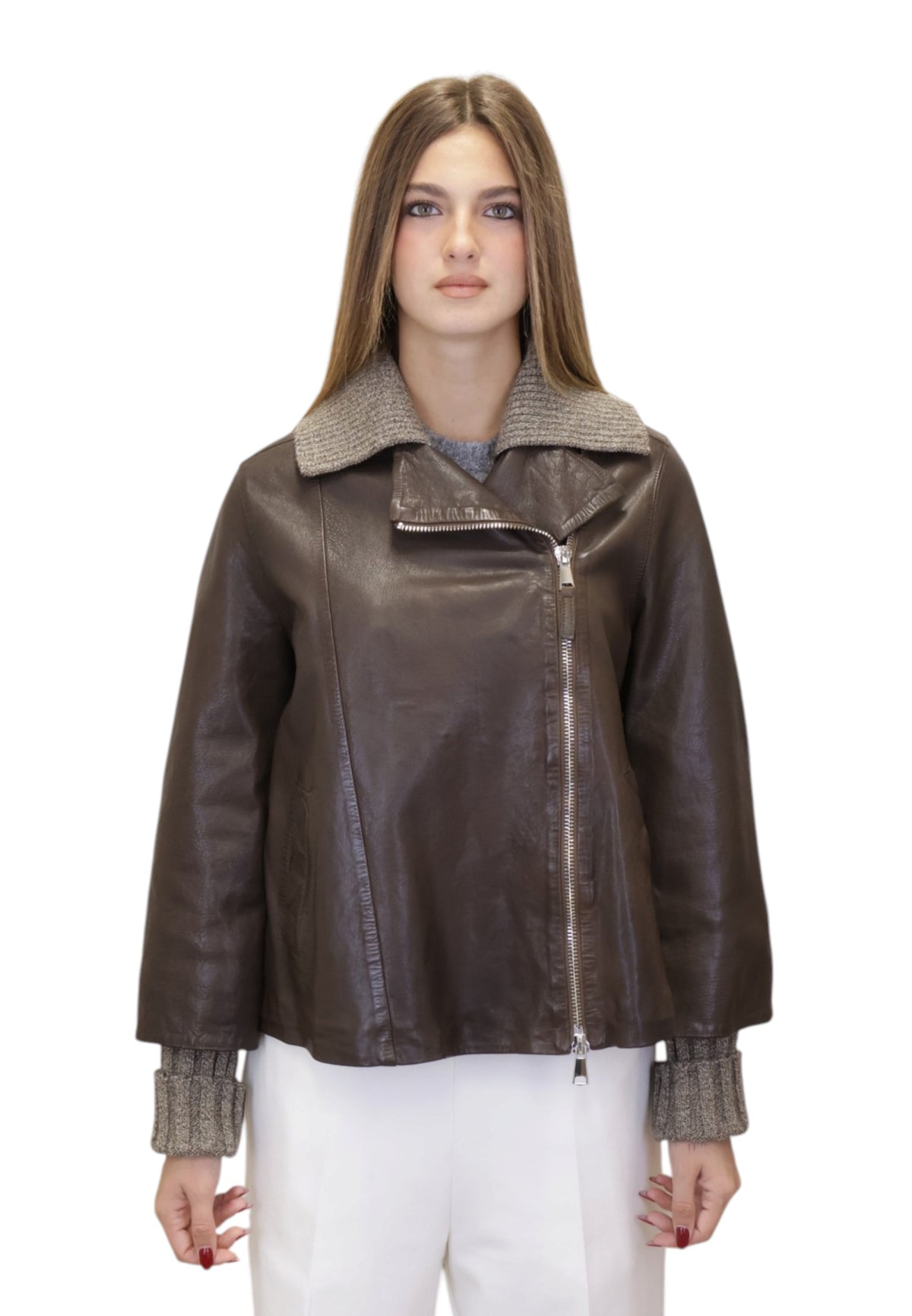 GIACCHE IN PELLE Marrone The Jackie
