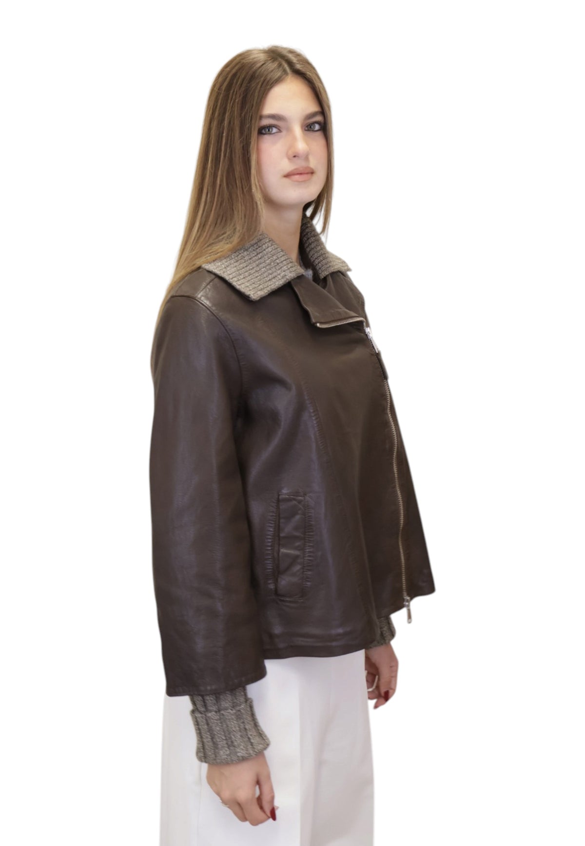 GIACCHE IN PELLE Marrone The Jackie