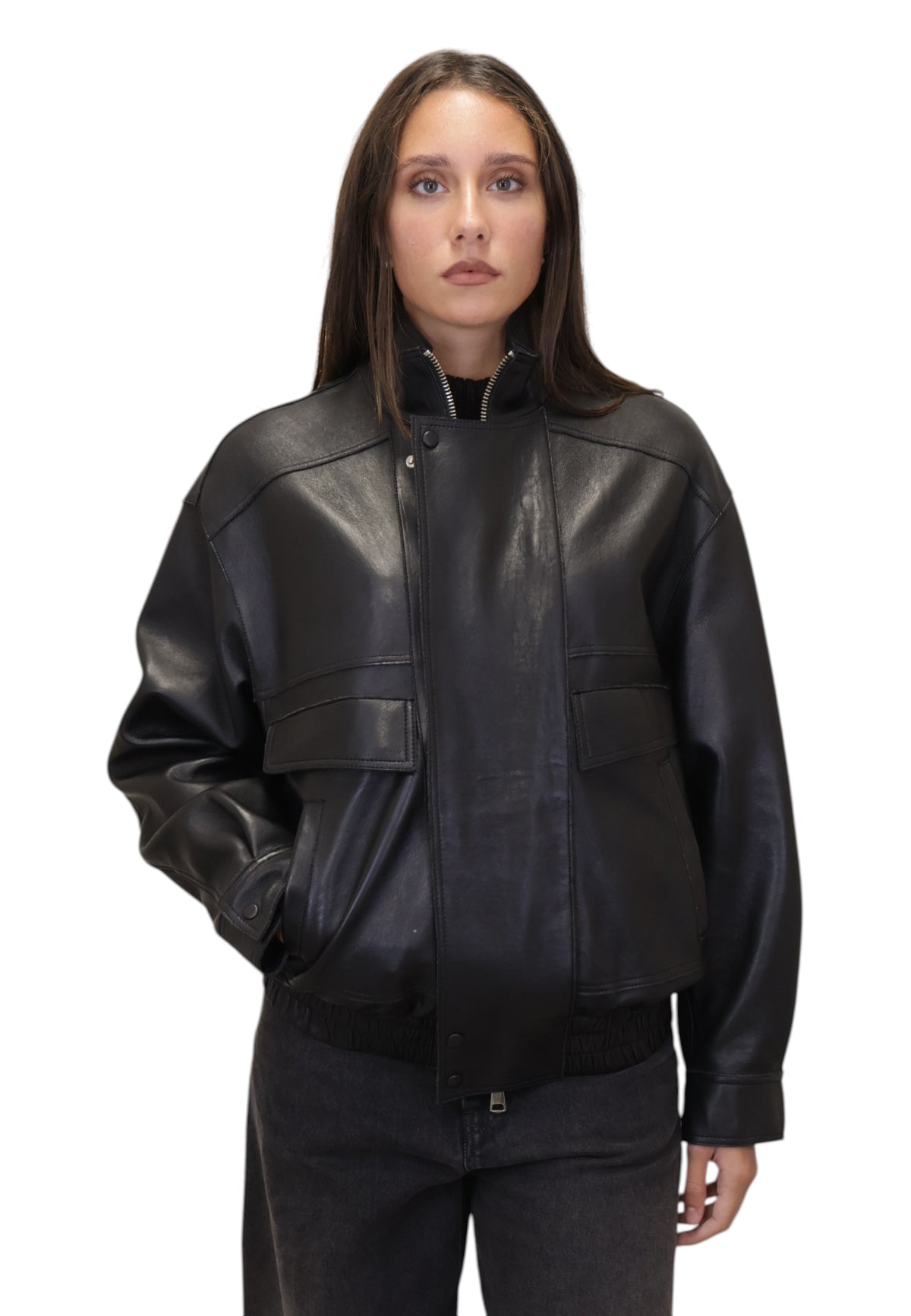 GIACCHE IN PELLE Nero The Jackie