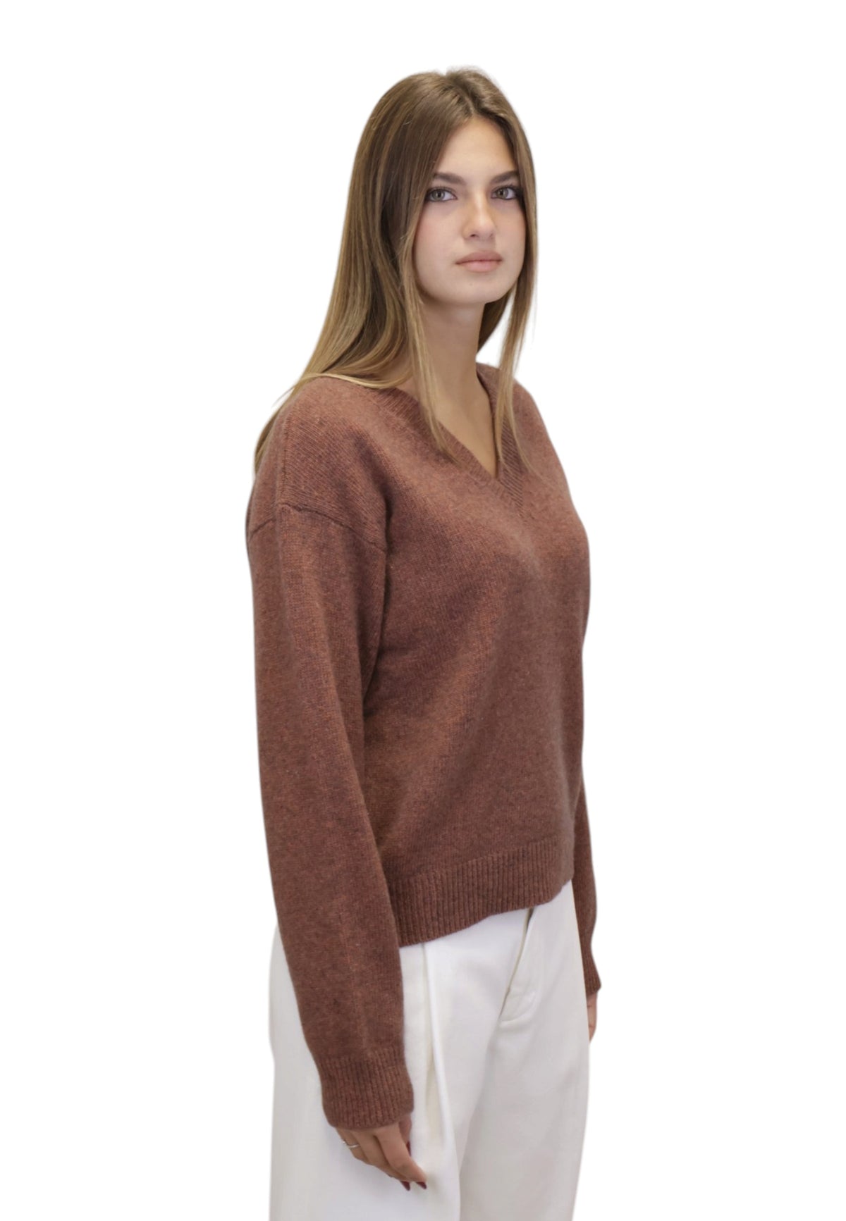 MAGLIE A V Arancione Hekla & Co