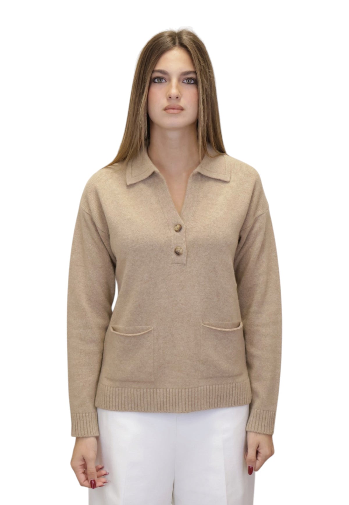 POLO A MANICA LUNGA Beige Hekla & Co