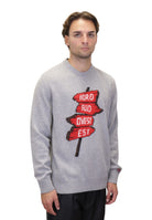MAGLIE A GIROCOLLO Grigio Mc2 Saint Barth