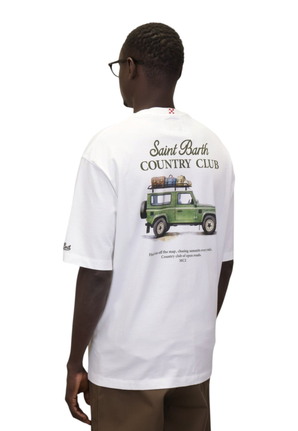 T-SHIRT Bianco Mc2 Saint Barth