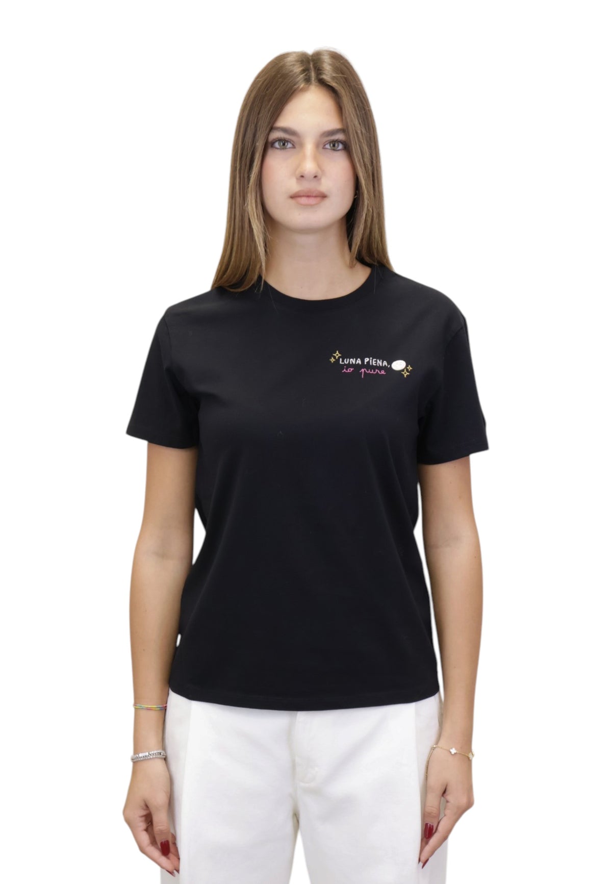 T-SHIRT Nero Mc2 Saint Barth
