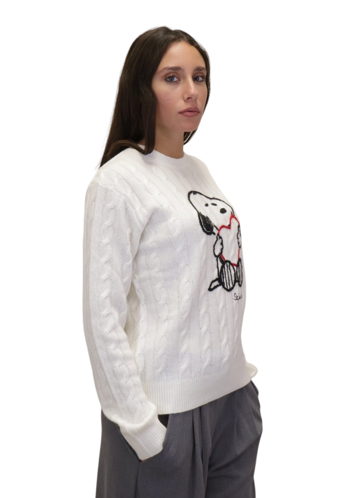 MAGLIE A GIROCOLLO Bianco Mc2 Saint Barth