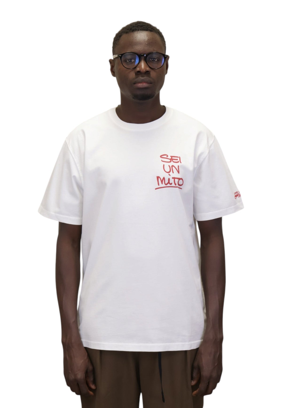 T-SHIRT Bianco Mc2 Saint Barth