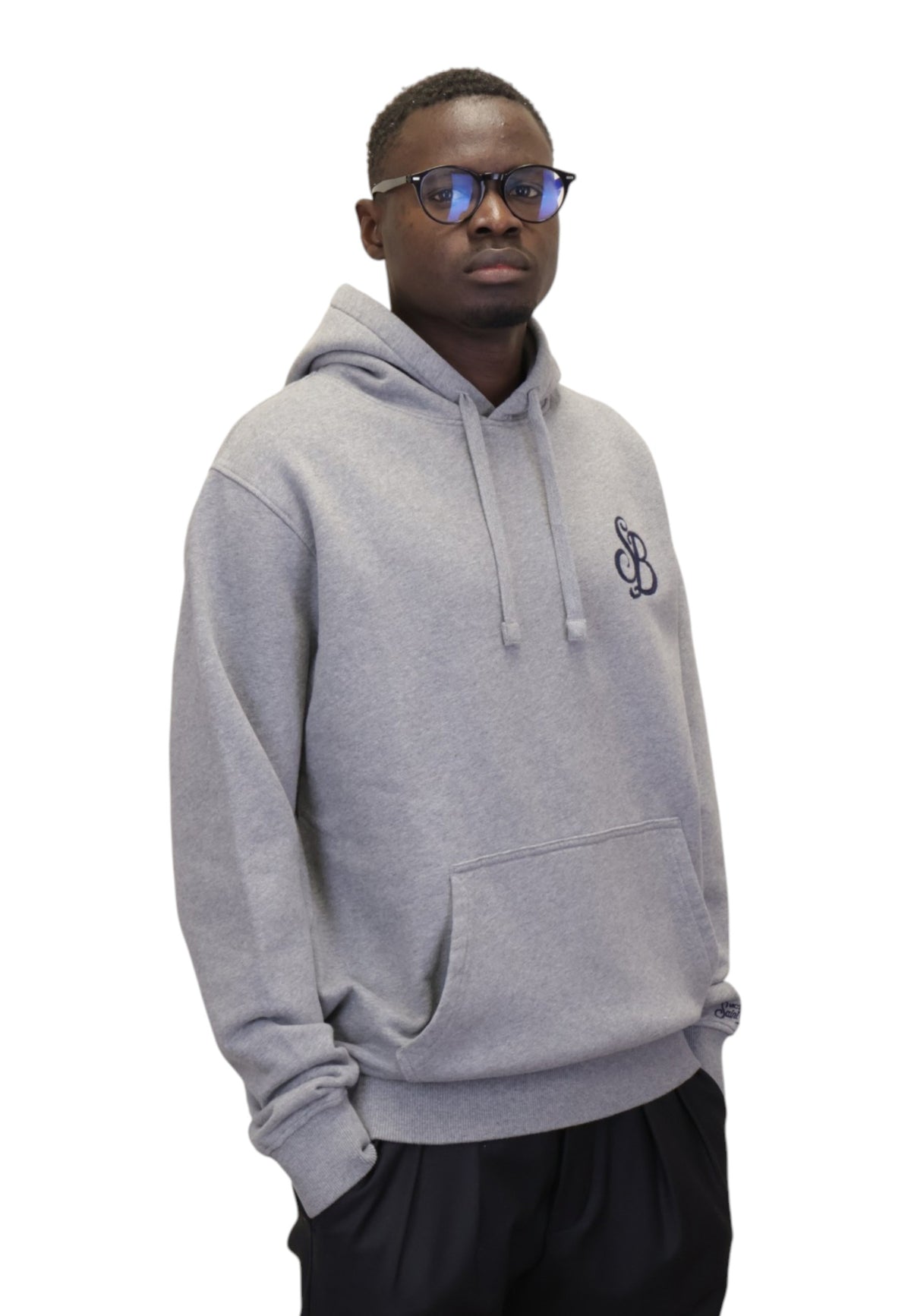 FELPE CON CAPPUCCIO Grigio Mc2 Saint Barth