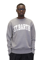 FELPE A GIROCOLLO Grigio Mc2 Saint Barth