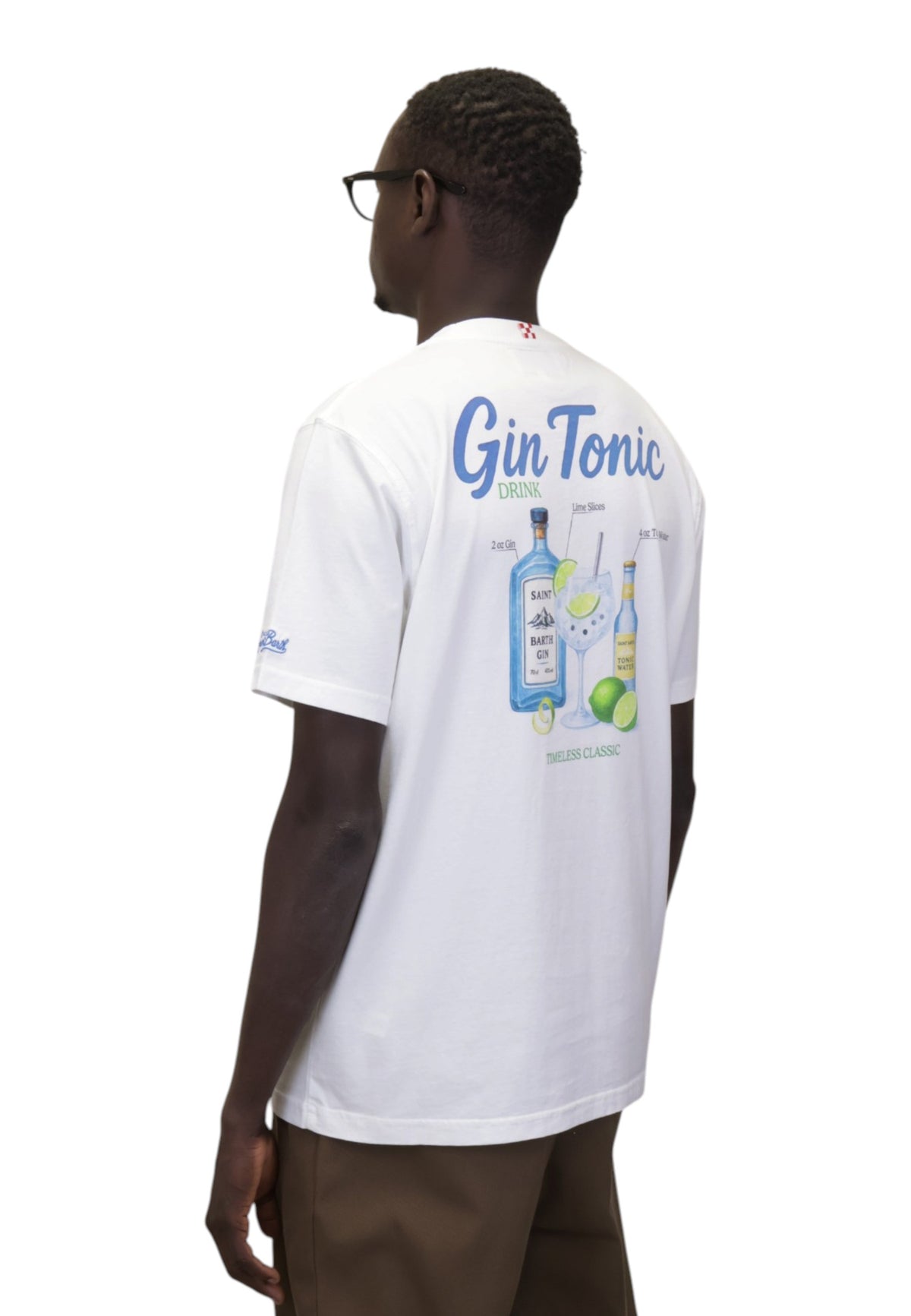 T-SHIRT Bianco Mc2 Saint Barth