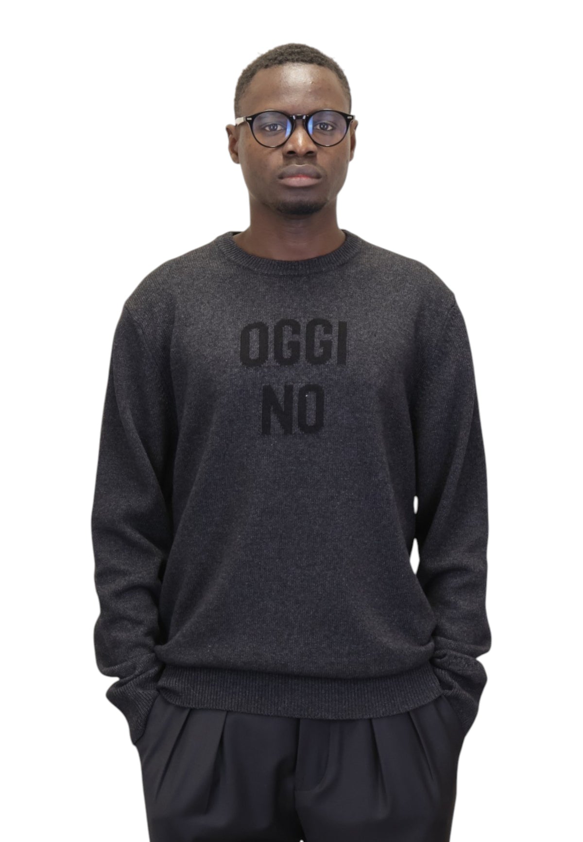MAGLIE A GIROCOLLO Nero Mc2 Saint Barth